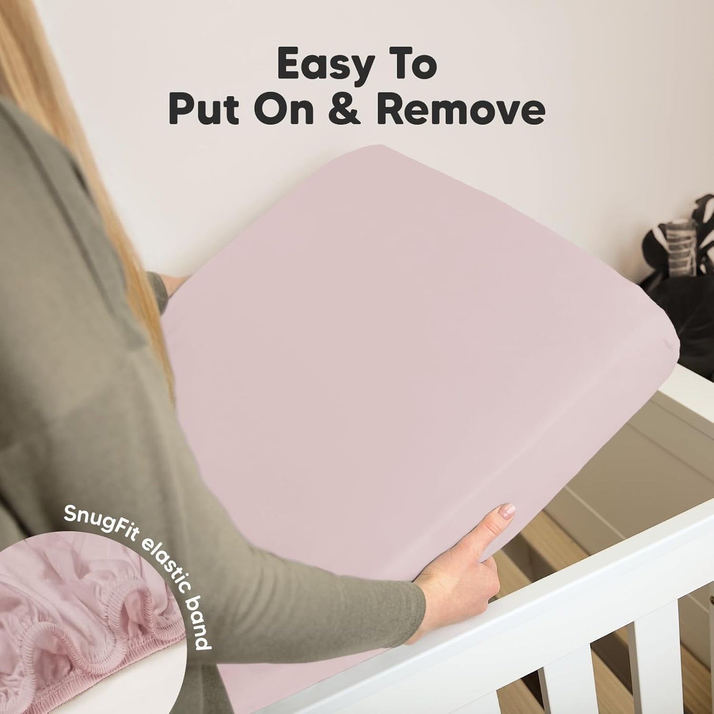 KeaBabies 2-Pack Organic Crib Sheets for Boys, Girls - 52x28 Fitted Crib Mattress Sheet Neutral, Breathable Jersey Cotton Cover for Baby Bed, Toddler Mattress, Soft & Cute Prints (Pastel)