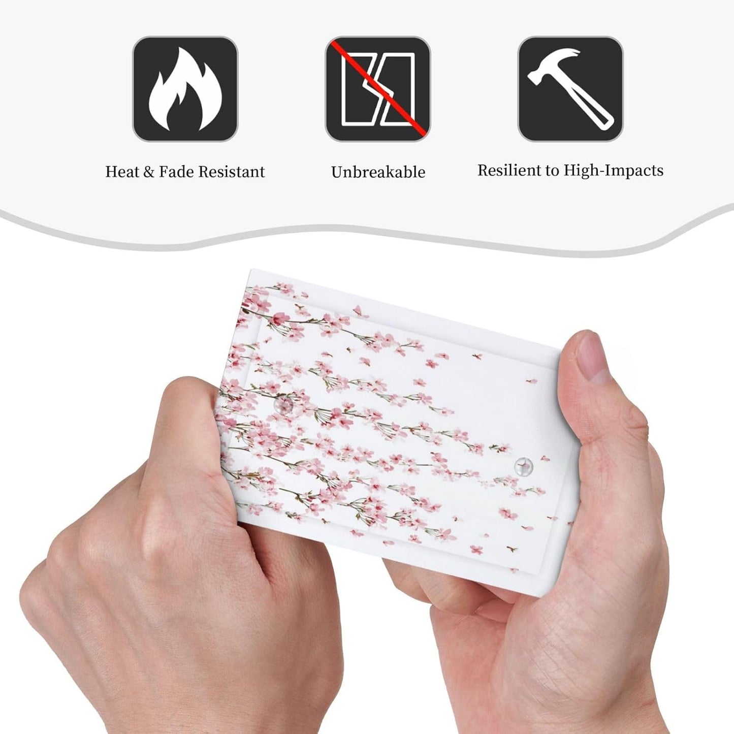 Light Switch Cover Plate Sakura Plant Floral Pink Flowers 1 Gang No Device Blank Electrical Wall Plates Faceplate Decorative Switch Plate For Bed Room Living Room Decor