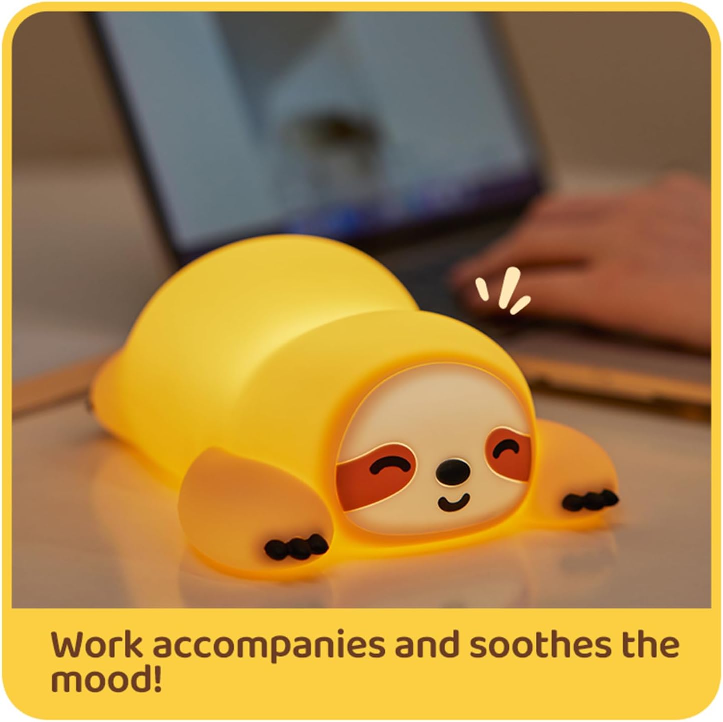 DREAMING MY DREAM Night Light for Kids,Squishy Sloth Night Light,LED Novelty Animal Nightlight,3 Levels Dimmable,30Min Timer Nursery Lamp for Kids, Bedroom Baby Boys Girls Gifts