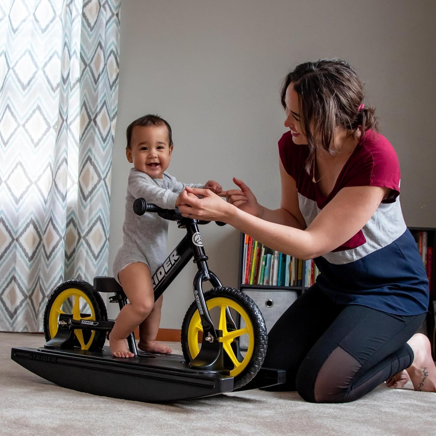 Strider 12” - Helps Teach Baby How to Ride a Balance Bicycle - for Kids 6 Months to 4 Years - Easy Assembly & Adjustments
