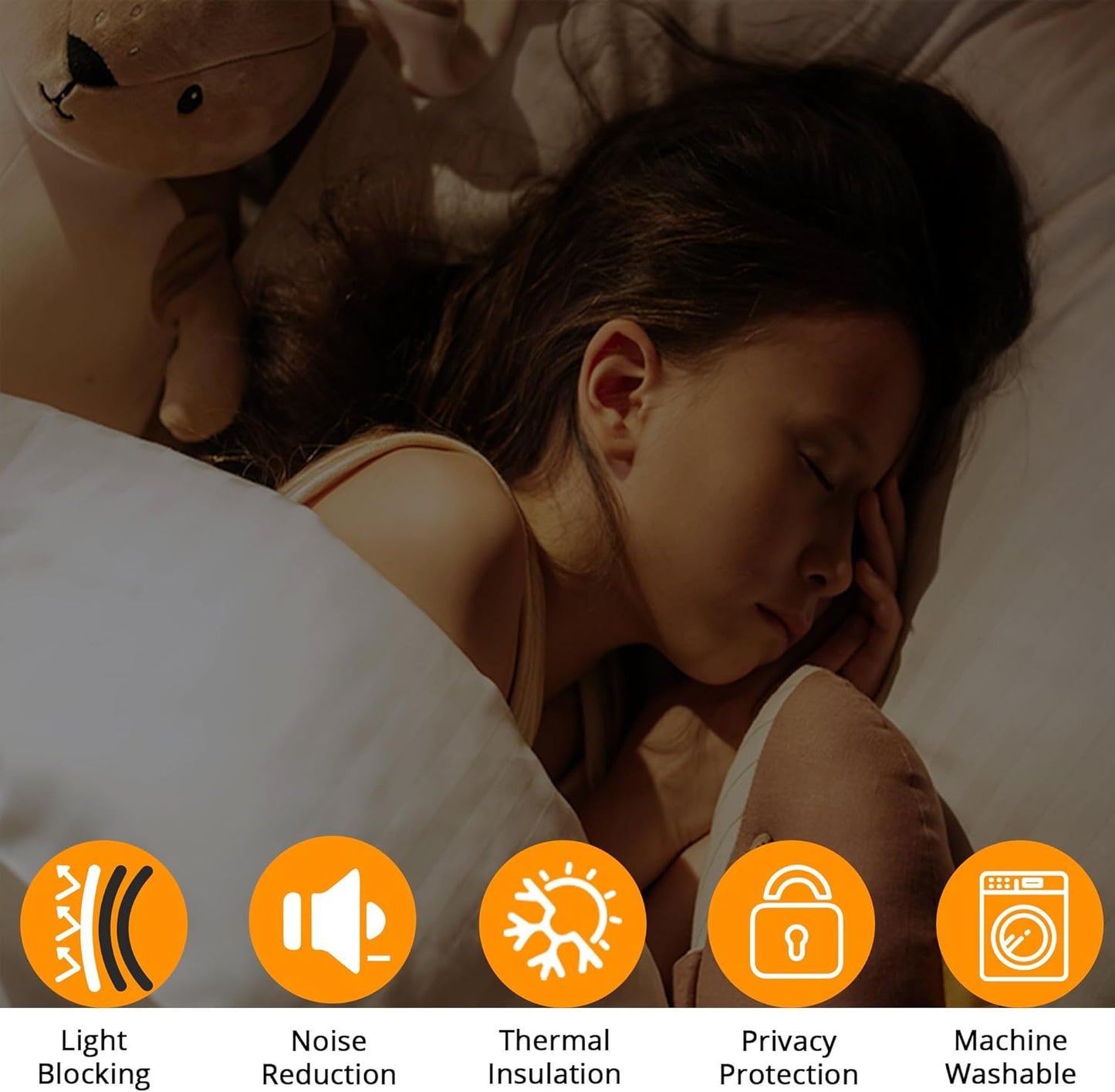 Kids Blackout Curtains - Space Dog Design, 100% Blackout, 2 Panels, Each W52×L84, Thermal Insulated, Noise Reducing & Energy Efficient for Kids Bedroom, Turn your child’s room into a fun adventure