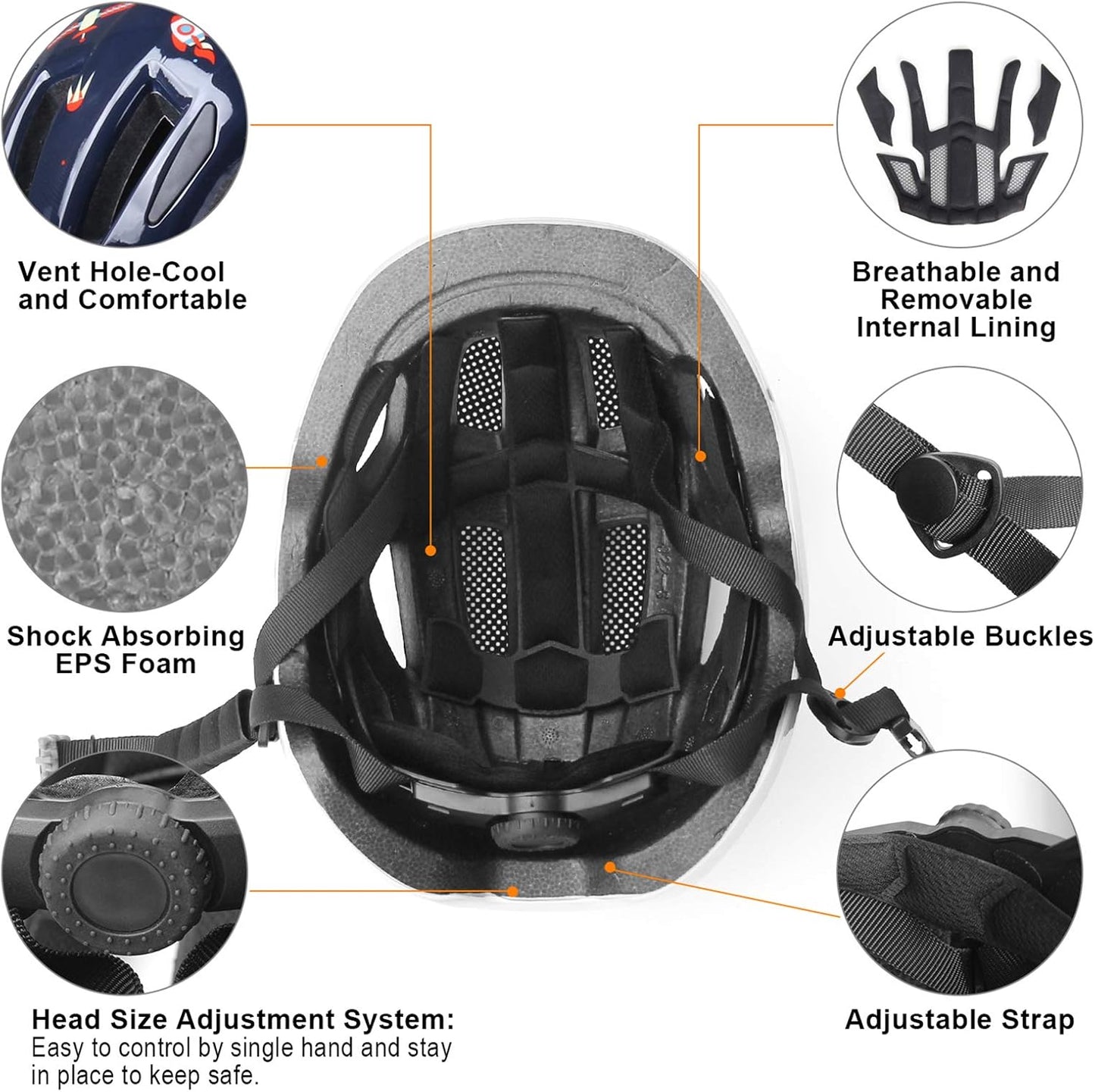 GLAF Baby Bike Helmet Toddler Helmets for 1 Year Old and up Infant Girls Boys Multi Sport Adjustable for Scooter Bicycle Kids Youth Child Skateboard Safety Cycling