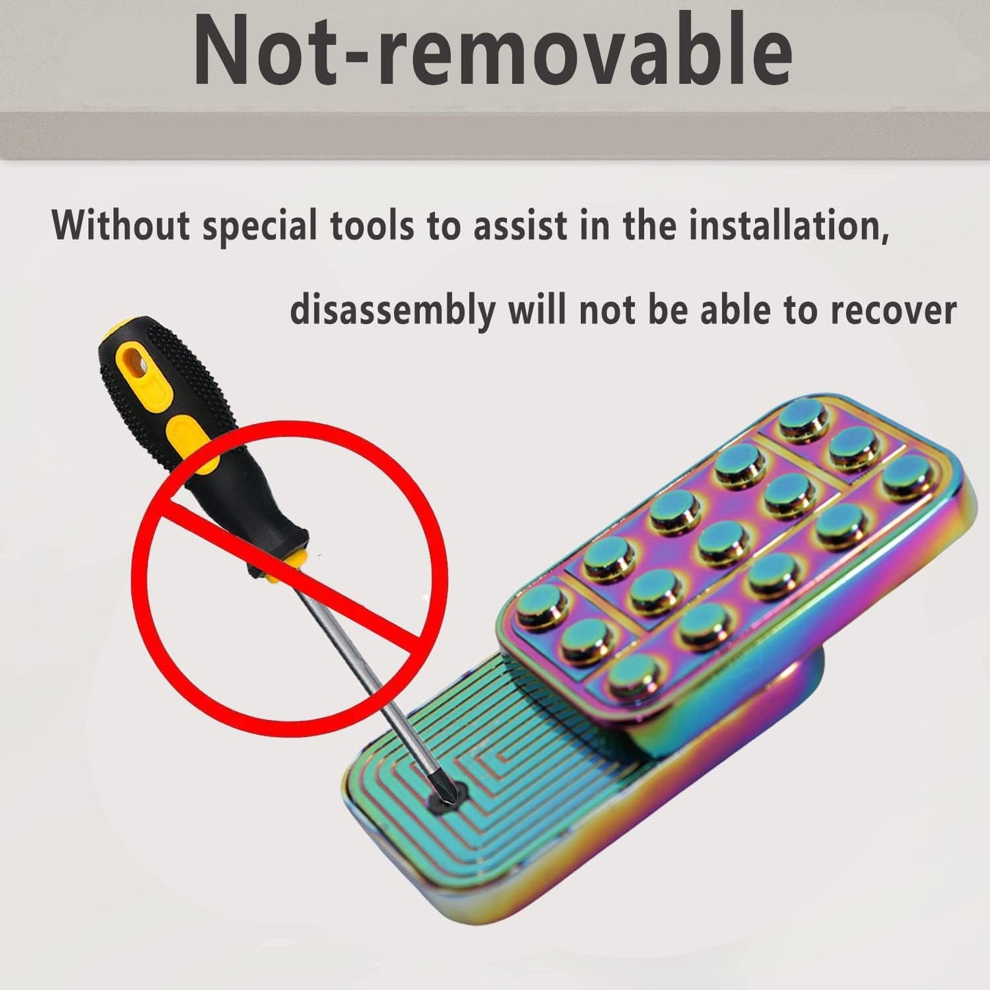 Fidget Toys Adults Metal Fidget Slider Magnetic EDC Haptic Fidget Toys for Adults - Multicolor