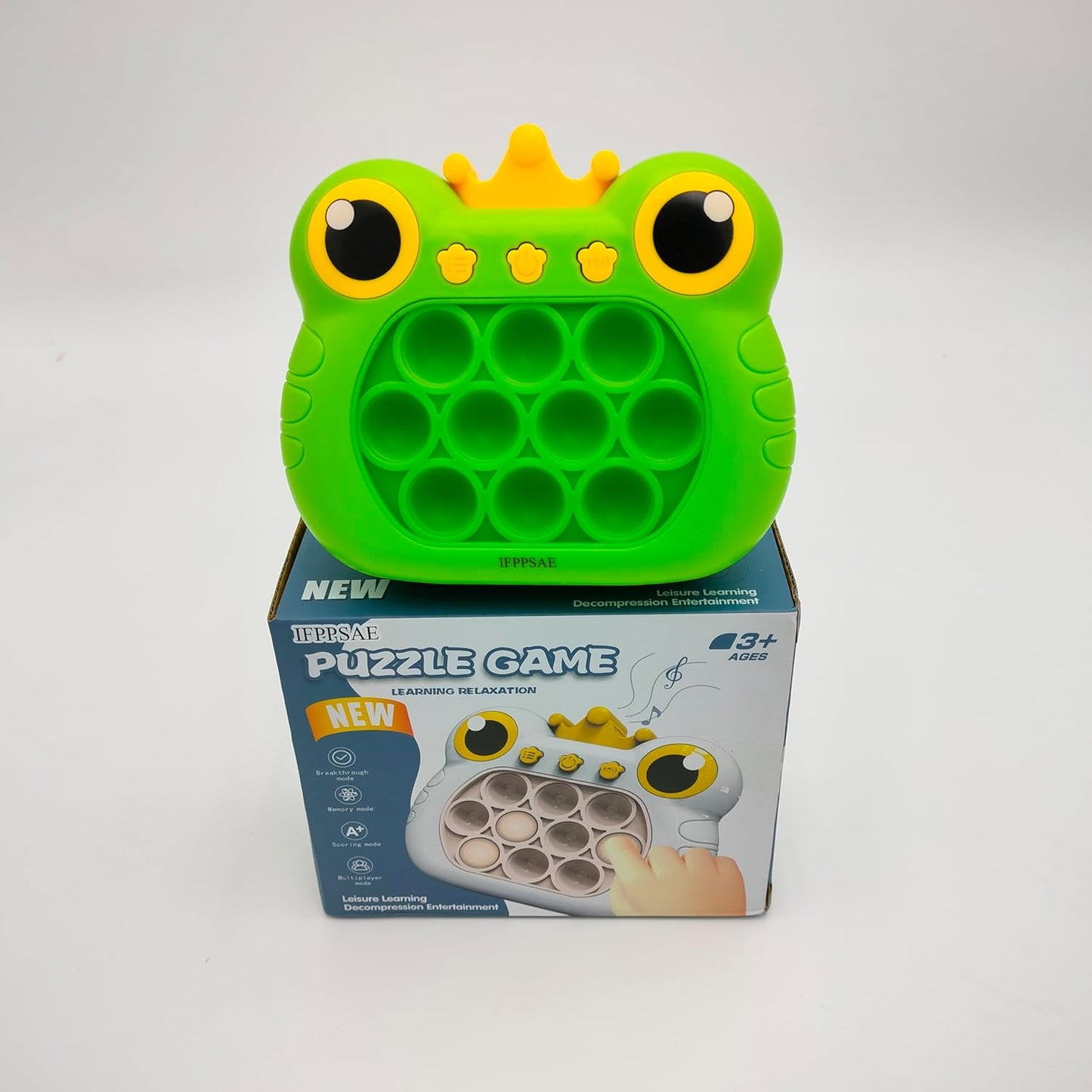 Pop It Fidget Toys Fast Push Game Handheld Game Puzzle Game for Kids 3-12 Birthday Gifts ,Sensory Fidget Toys for Kids and Adult(Green)