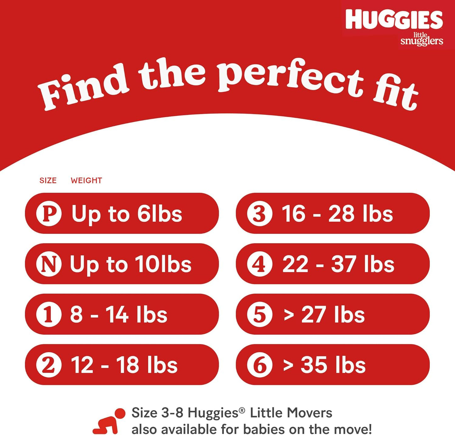 Huggies Size 1 Diapers, Little Snugglers Baby Diapers, Size 1 (8-14 lbs), 168 Count, Packaging May Vary