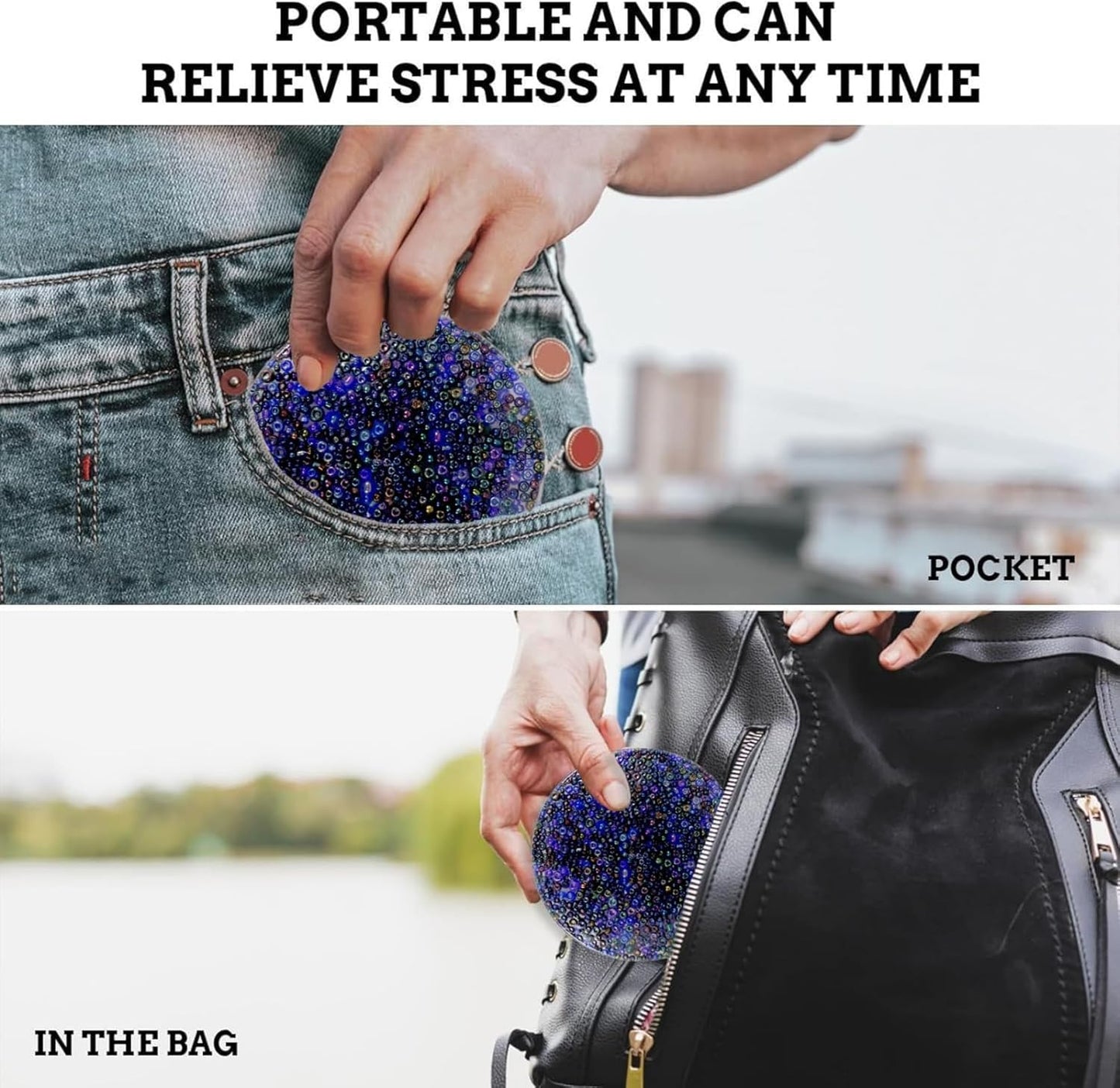 Skin Picking Fidget Toys, Pick Pad Fidget,Trichotillomania Fidget Toys for Skin Pickers, Dermatillomania Fidget Toys,Stress Anxietys Relief Toys for Adults