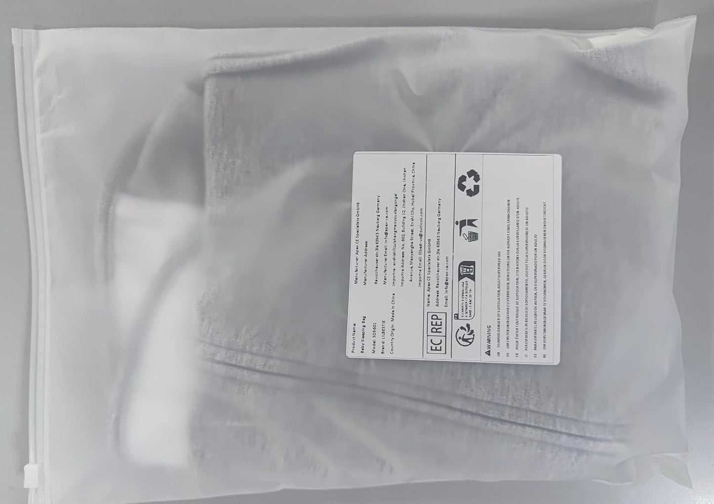 Baby Swaddle Sleep Sack 1.0 Tog 3-in-1 Cotton Baby Swaddle Blanket Wrap for Newborns 0-6 Months Grey