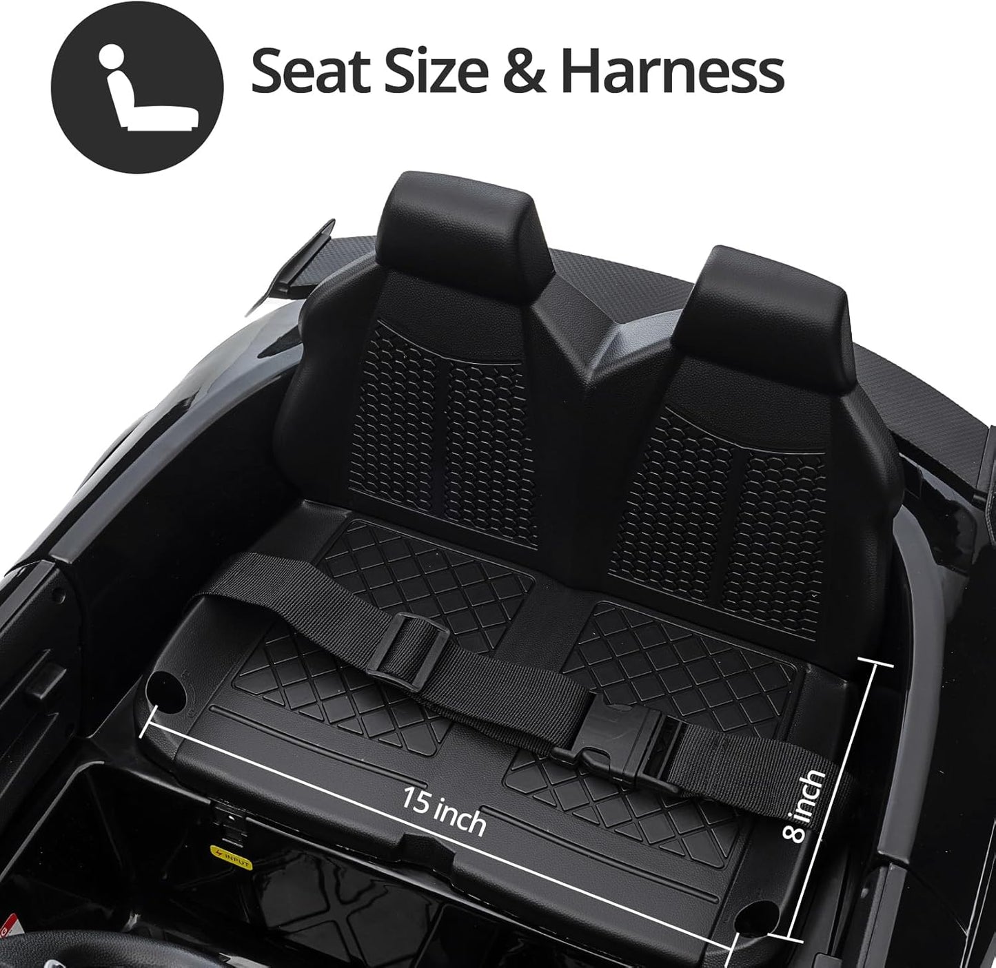 Electric Car for Kids, Licensed Audi 6V Kids Ride on Car Toy for Toddlers with Remote - Black