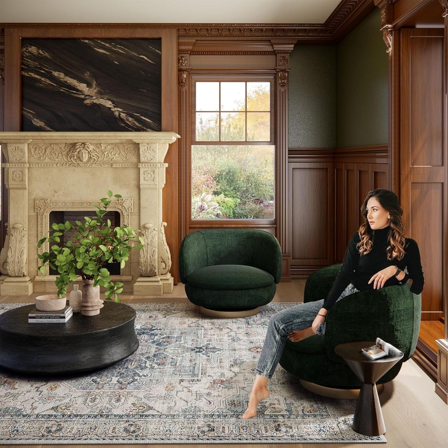 Machine Washable Kitchen Runner Rugs: 2'x10' Hallway Runner Rug Non Slip Low Pile Stain Resistant Soft Carpet Runners for Hallways Indoor Entryway Kitchen Laundry Room Beside Farmhouse