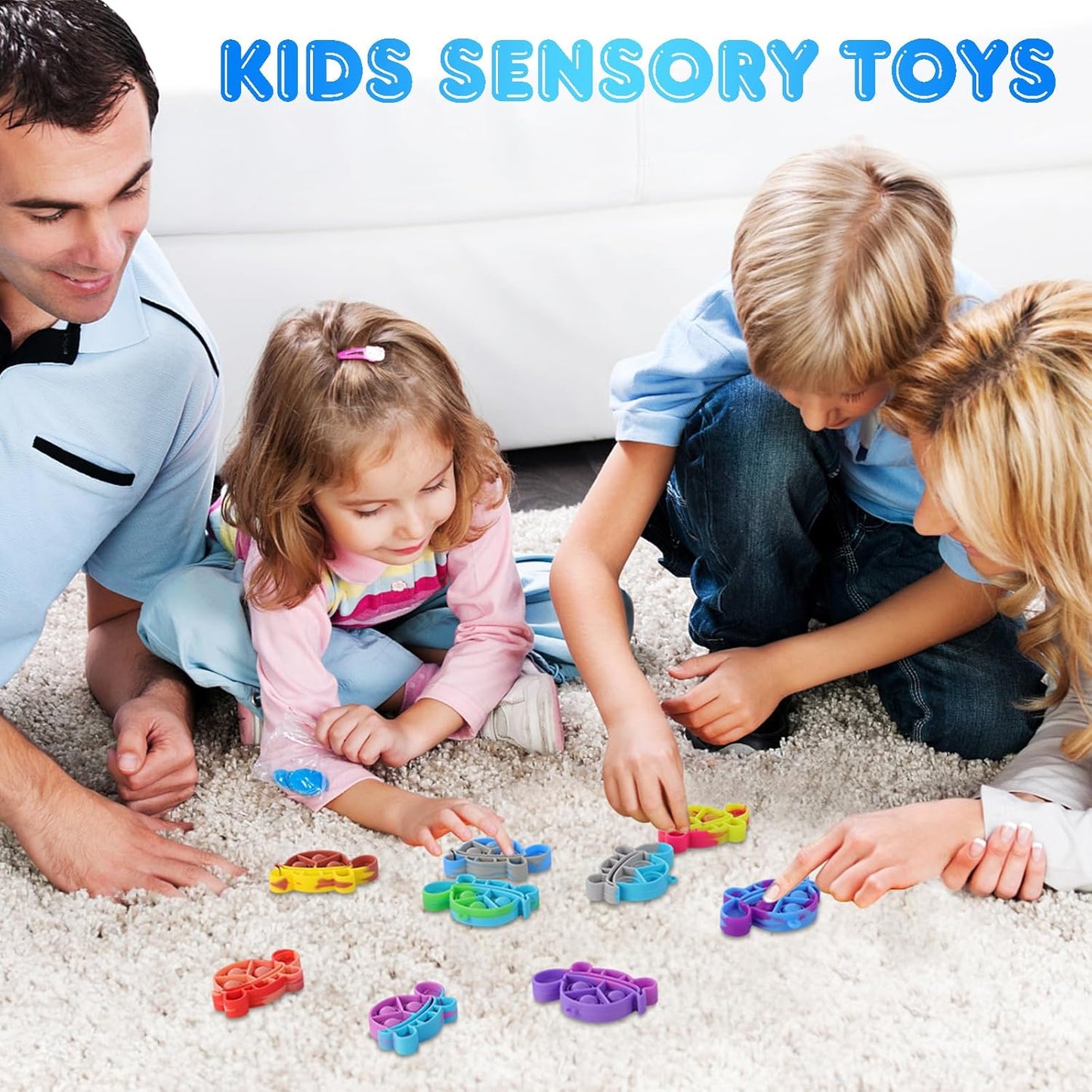 Pop Fidget Toys Its Party Favors for Kids 4-8 8-12, 12 PCS Turtle Toys Mini Pop Keychain It Toddler Fidget Toy Bulk Fidgets for Classroom Prizes Birthday Goodie Bag Stuffers Sensory Toys Packs