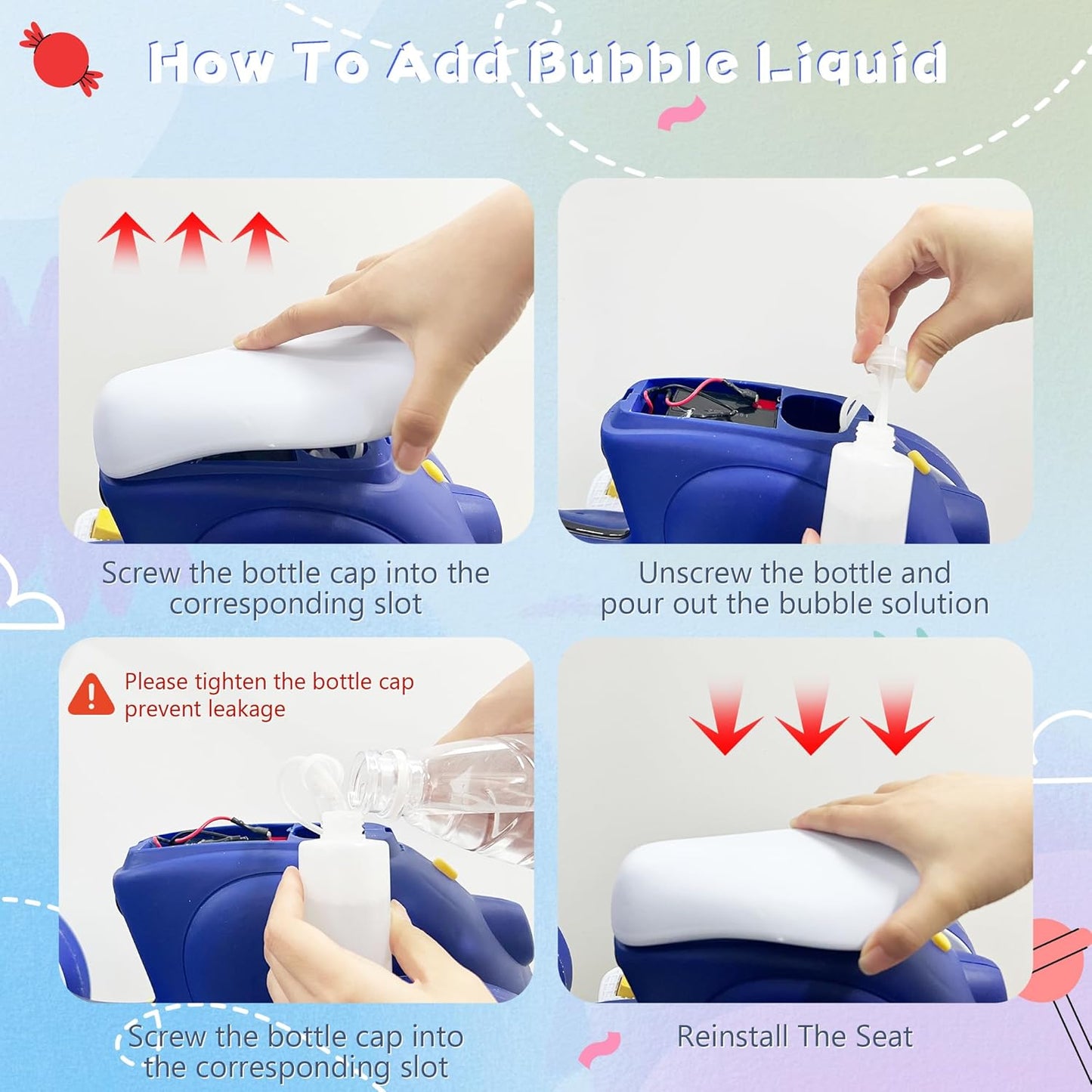 6V Electric Baby Balance Bike for 1 Year Old Boys Girls Ride on Toys 12-48 Month Toddler Balance Bike, 4 Wheels Kids First Bike with Remote Control First Birthday Gifts- Blue