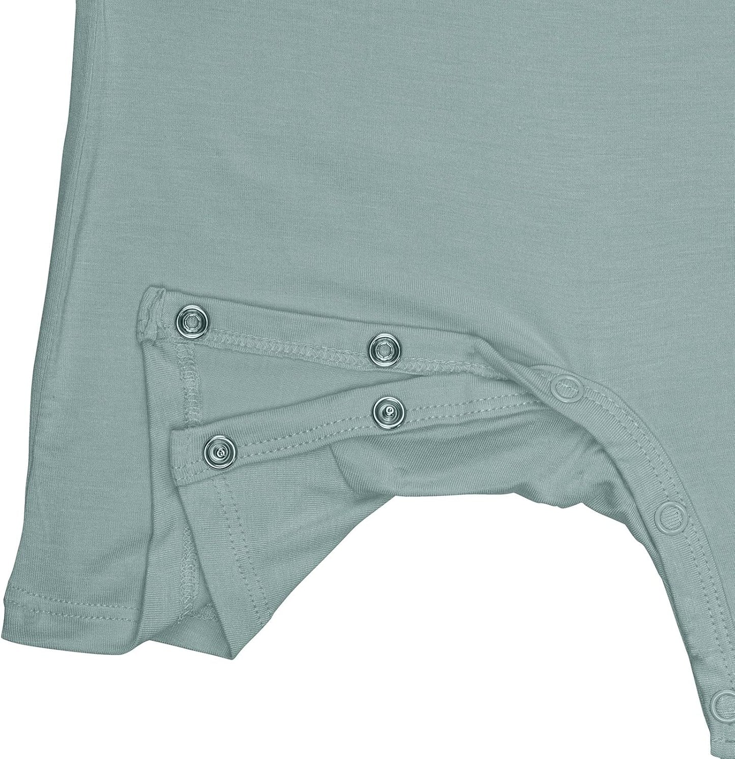 GUISBY Rayon Baby Pajamas, Short Sleeve Footless Rompers, Snap Closure Sleeper for Boy Girls