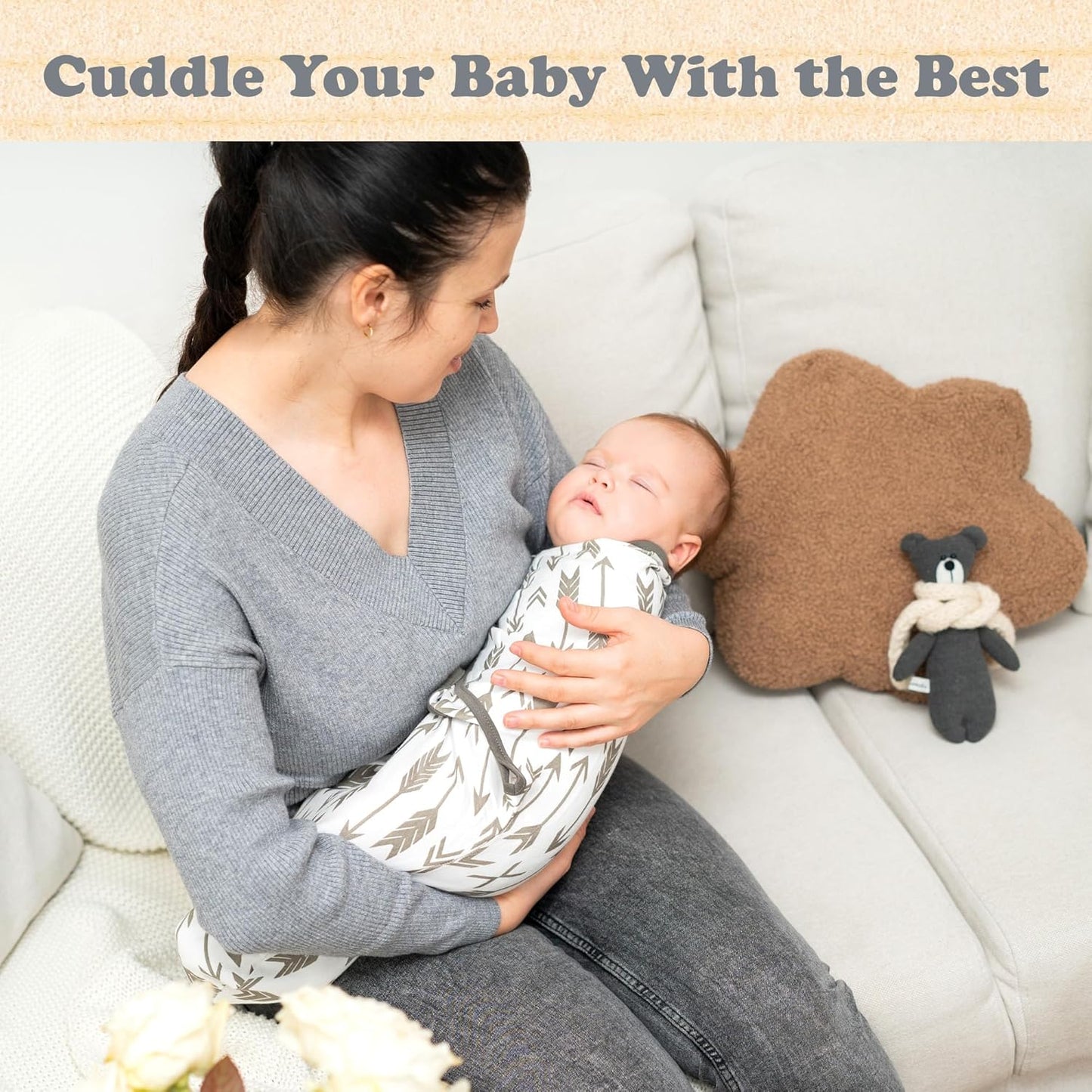 Preemie Swaddles 4-7 lbs - 3-Pack Premature Babies Swaddle Sleep Sack - Organic Cotton - Premature Infant Sleeping Sack - Easy Adjustable Baby Swaddle Blanket Wrap (Galaxy)