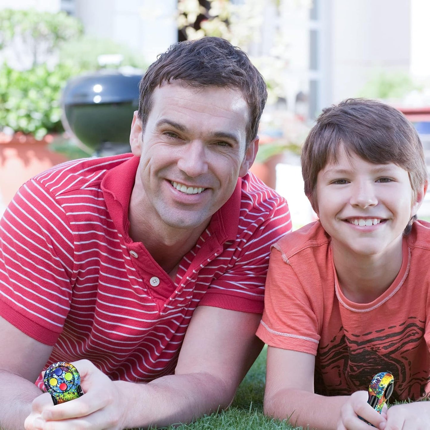 WTYCD Original Fidget Toy Game, Rubberized Classical Controller Fidget Concentration Toy with 8-Fidget Functions and Lanyard - Excellent for Relieving Stress and Anxiety