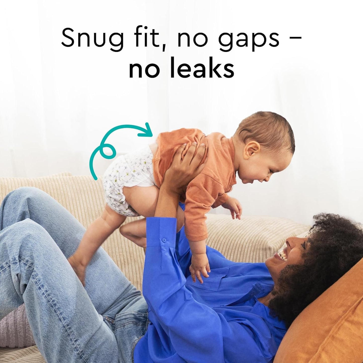 Baby Diapers - Size 8 (37+ lbs), Monthly Supply (90 Count), Leak Protection, Skin-Friendly, Ultrasoft, Perfume- & Chlorine-Free, Hypoallergenic, Dermatologist Tested, Oeko-TEX®