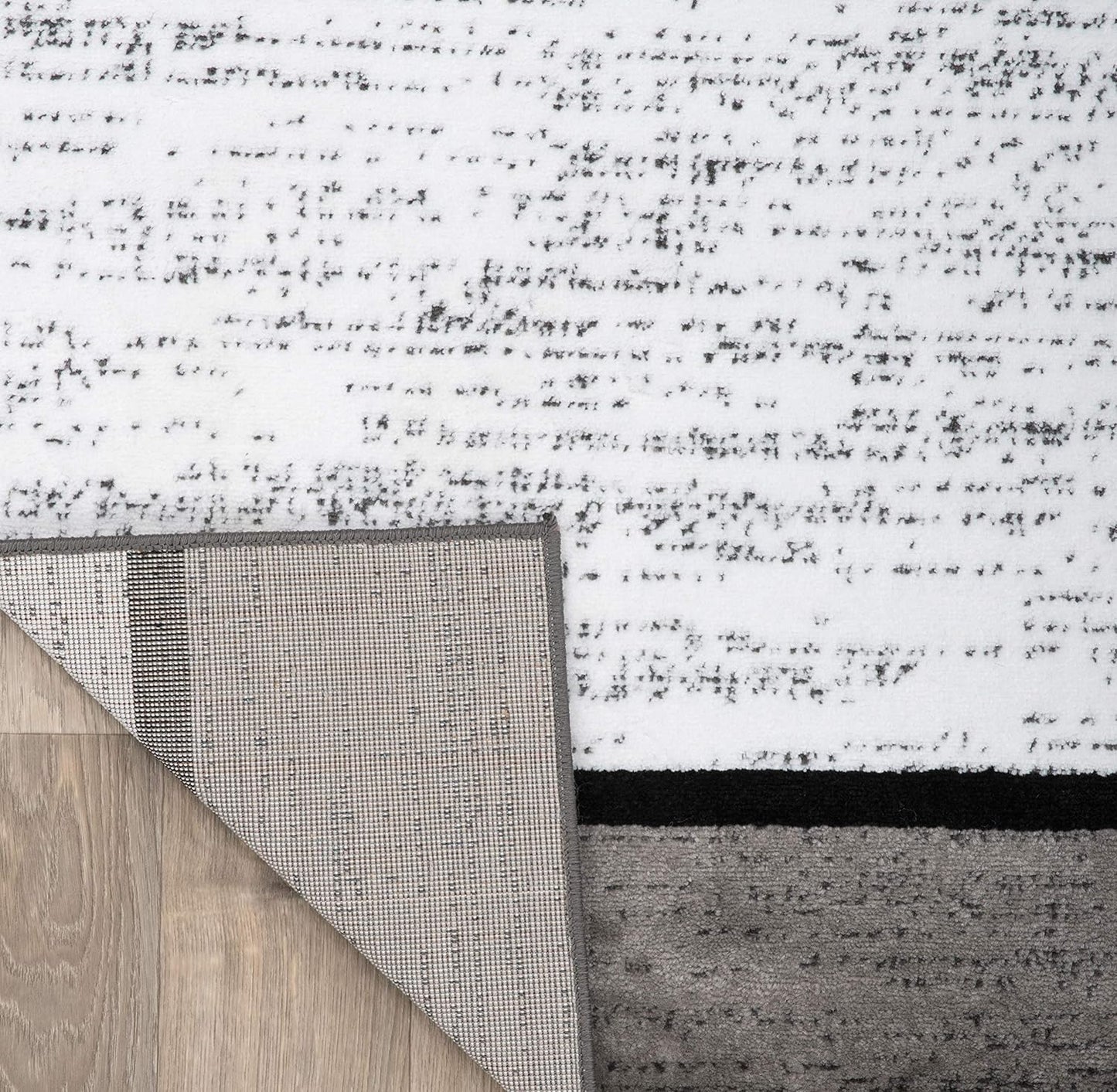 Rugshop Contemporary Modern Boxes for Home Office,Living Room,Bedroom,Kitchen Non Shedding Runner Rug 2' x 7'2" Blue/Gray