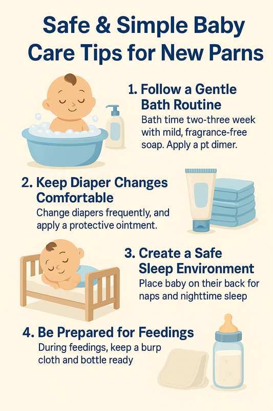 Safe & Simple Baby Care Tips for New Parents