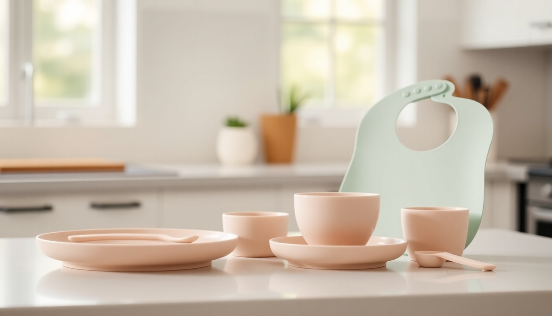 Silicone Bibs & Tableware That Make Feeding Time Easier and Cleaner