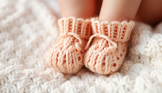 Tiny Blessings: Booties That Keep Your Little One's Feet Cozy, Inside and Out