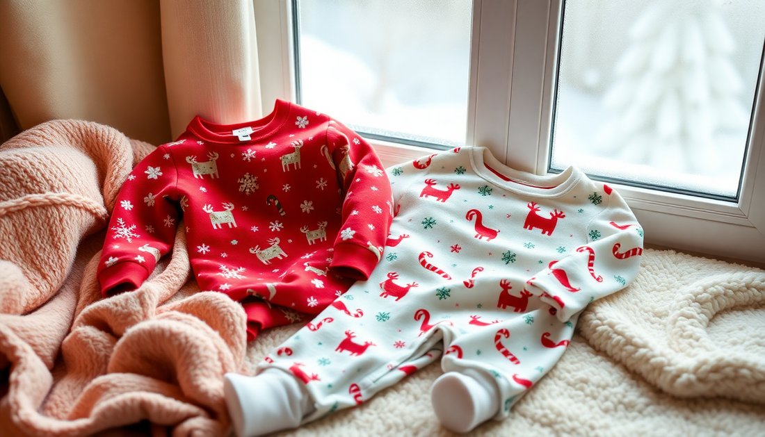 Snuggle Up in Style: Holiday-Themed Baby Pajamas for Christmas Morning