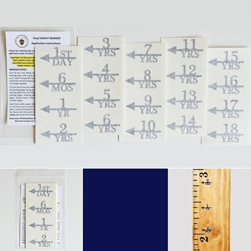 Little Acorns ADD ON - DIY Vinyl Growth Chart Ruler - Height Marker Arrows ONLY