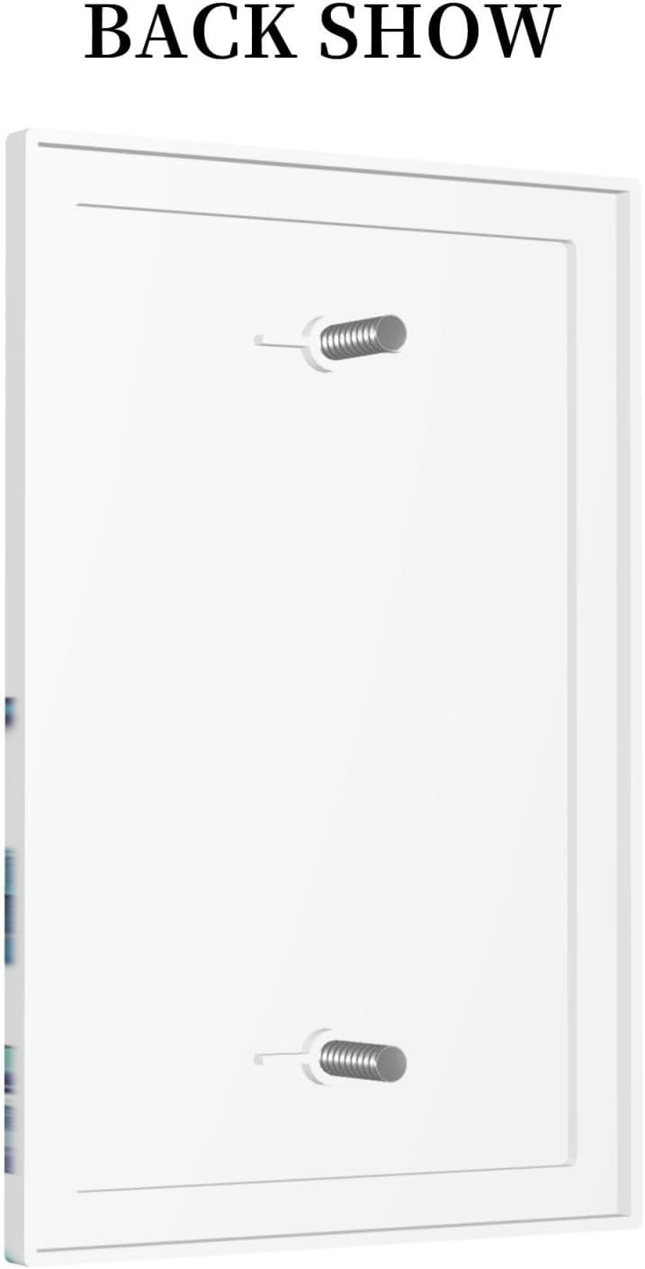 Light Switch Cover Plate Vibrant Turtle Seagrass Watercolor Painting 1 Gang No Device Blank Electrical Wall Plates Faceplate Decorative Switch Plate for Bathroom living Room Decor