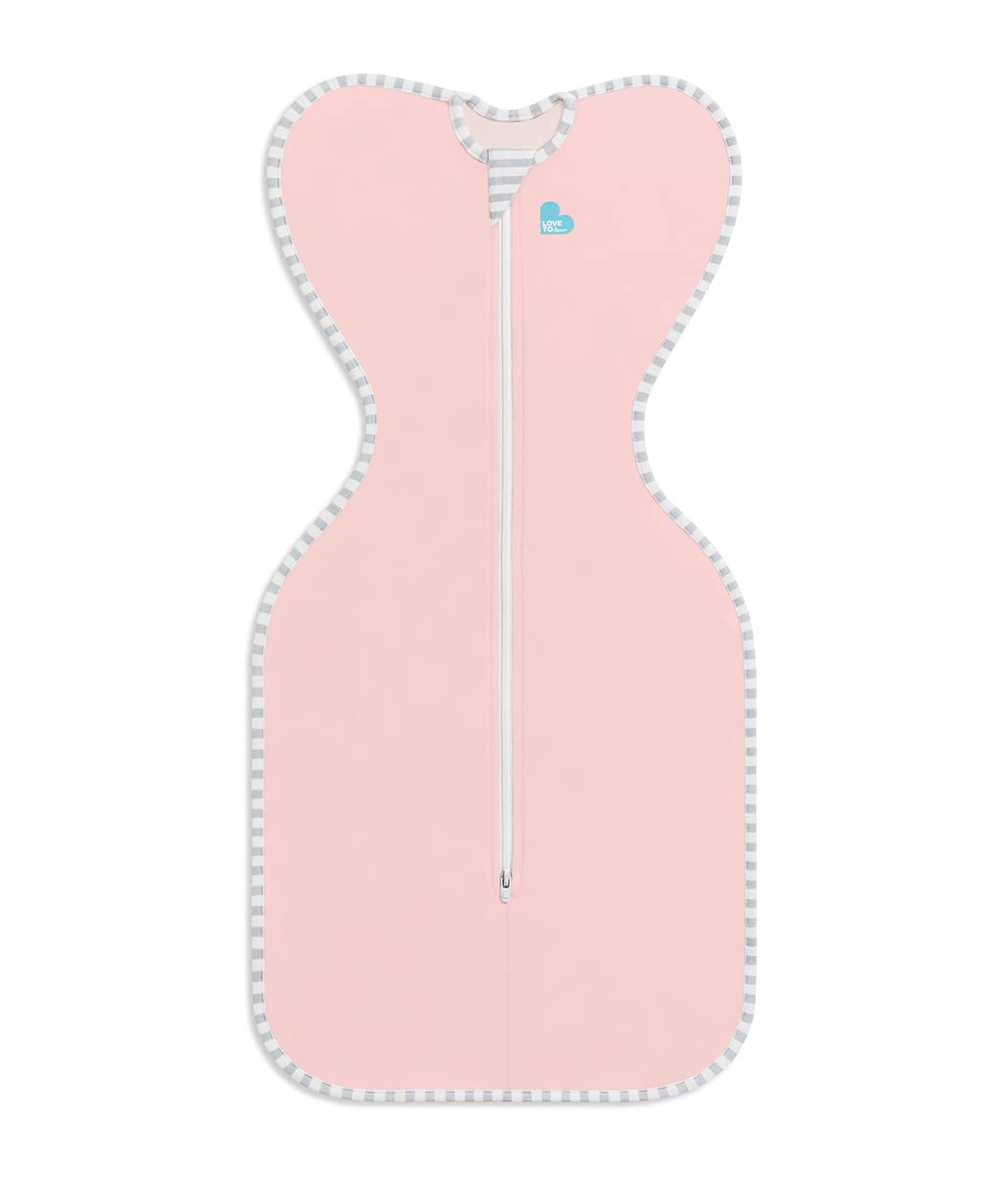 Love to Dream Swaddle UP, Baby Sleep Sack, Self-Soothing Swaddles for Newborns, Improves Sleep, Snug Fit Helps Calm Startle Reflex, New Born Essentials for Baby, 1.0 TOG, 5-8.5 lbs, Pink