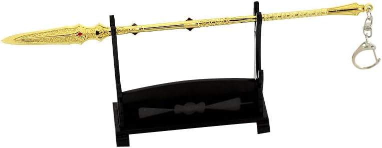 God of War Ragnarök Kratos' Draupnir Spear Action Figures Game Toys Collection Keychain Gift Desk Decoration Backpack Pendant Gift