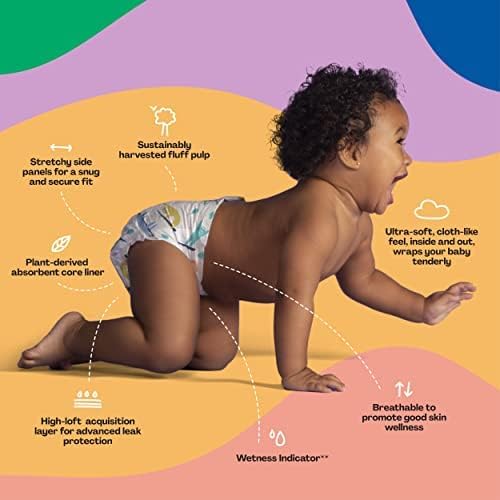 Hello Bello Premium Baby Diapers Size 4, 21 Count of Disposable, Extra-Absorbent, Hypoallergenic Baby Diapers with Snug and Comfort Fit, Sleepy Sloth