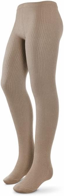 Kids, Girls thin Ribbed Cotton tights, Comfy, Soft Flat Tights Made from Breathable cotton| Great Tights For Uniform,