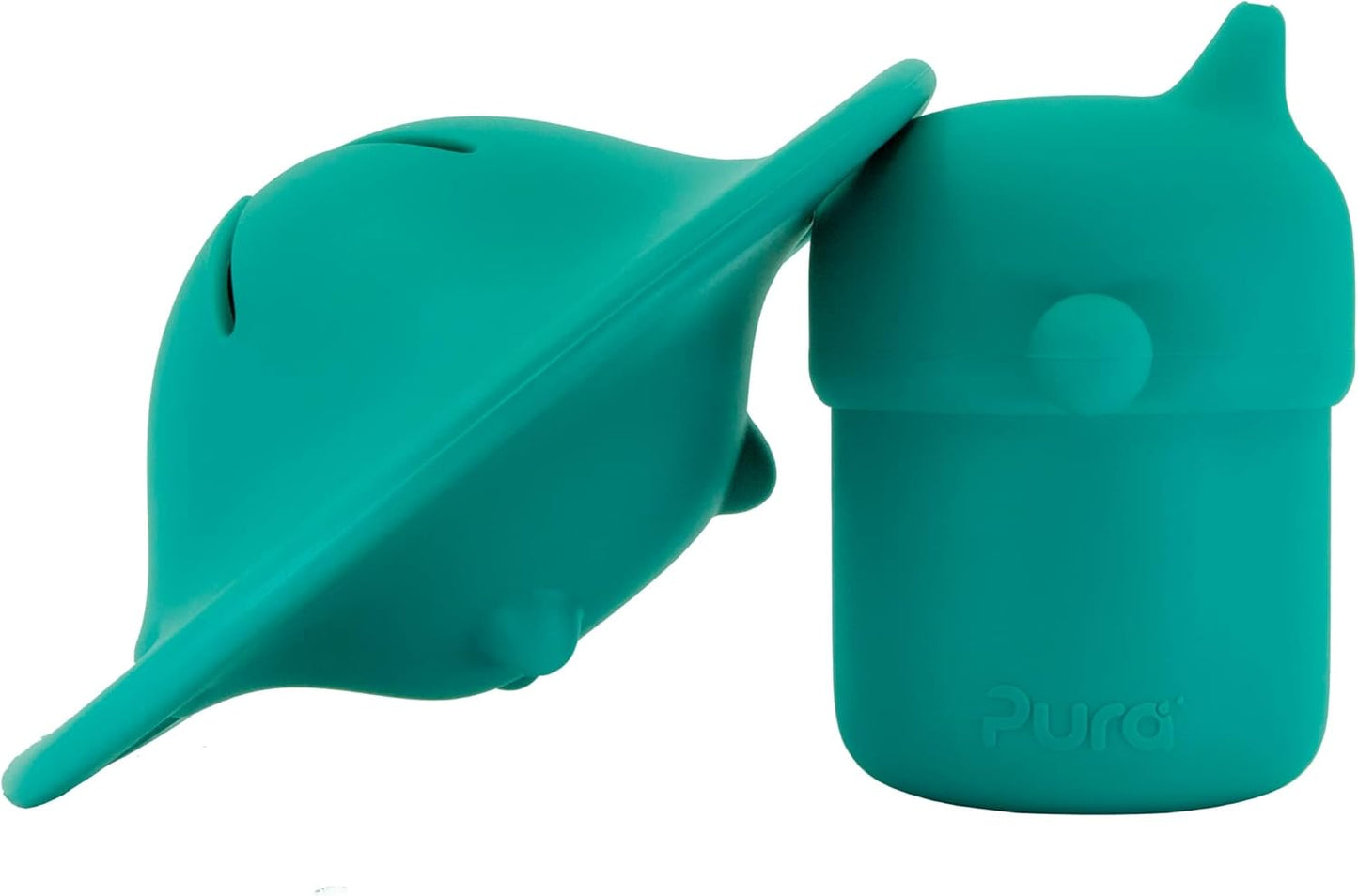 Pura my-my Silicone Snack Container & Sippy Cup Bundle | Spill Proof, Reusable, Food Grade Silicone, Plastic-Free | For Kids, Toddlers, Babies & Infants