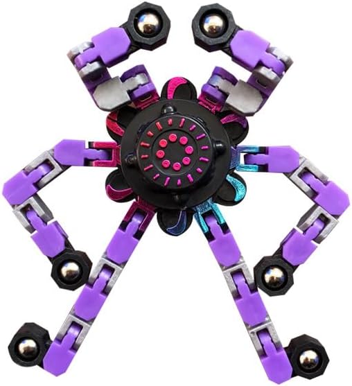 2024 New Fidget Toy Robot Spinners Sensory Toy (Purple)