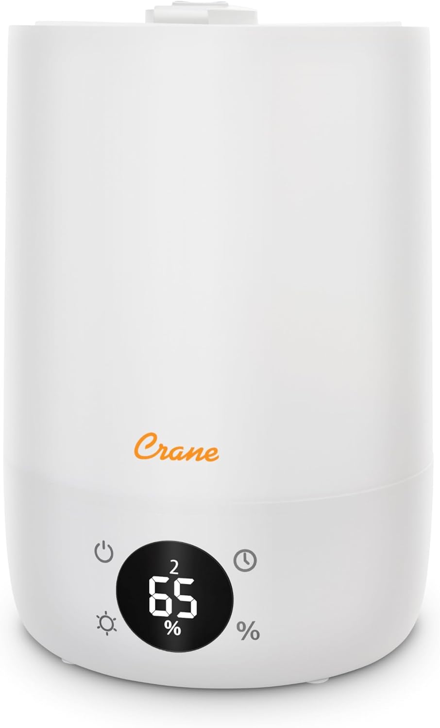 Crane Ultra-Quiet 3-in-1 Humidifier, Essential Oil Aroma Diffuser & Soothing Sleep Light - Compact 1.2 Gallon Capacity with Adjustable Night Light & Fragrance Tray - Ideal for Bedroom and Office