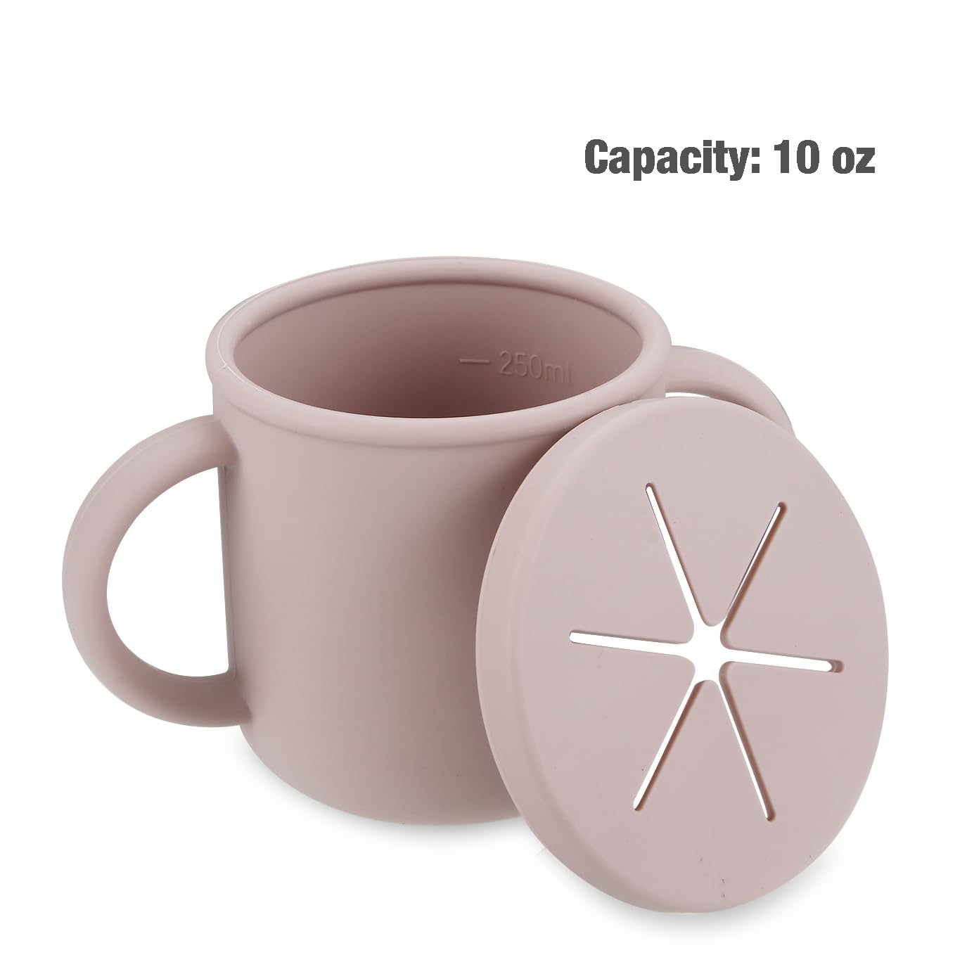 PandaEar 2 Pack Silicone Baby Straw & Snack Cup with 2 Spoons 2 Forks, Dual-Purpose Toddler Training Cups, Pink Green