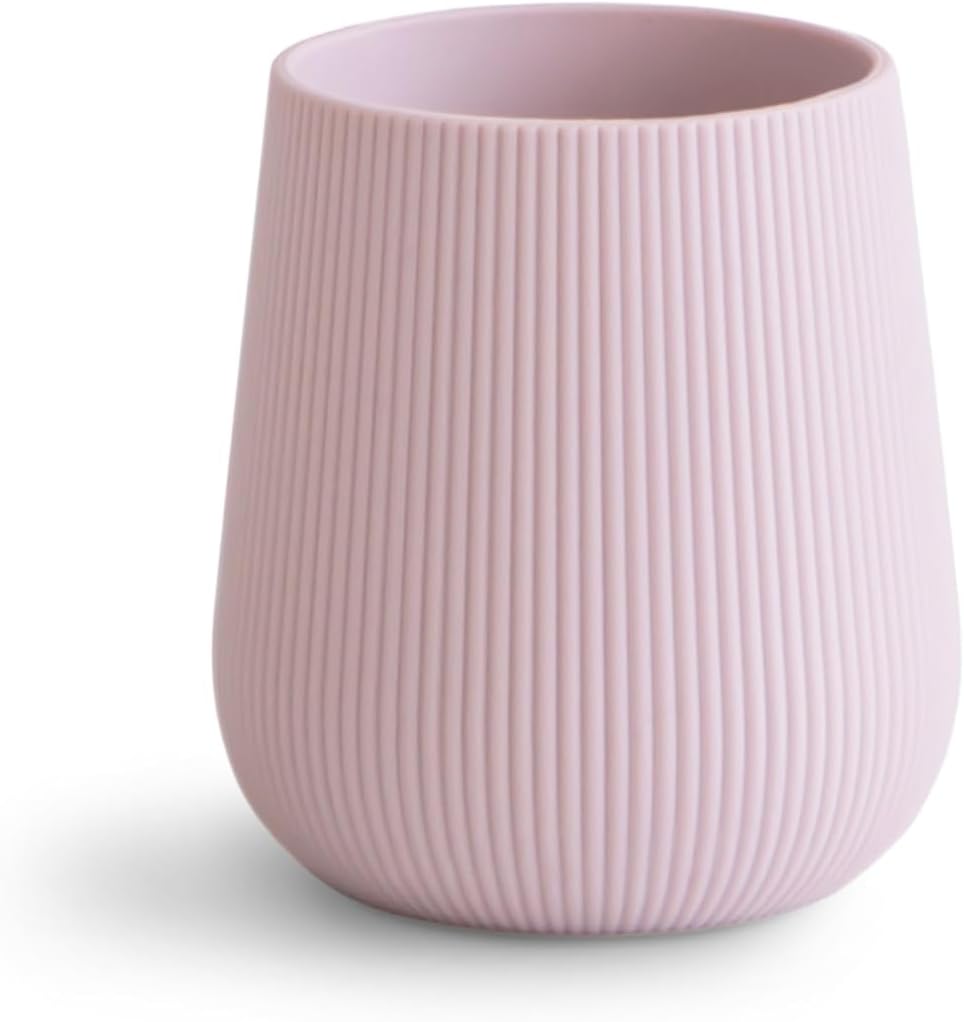 mushie Silicone Baby Starter Training Cup | 6 Months+ (Soft Lilac)