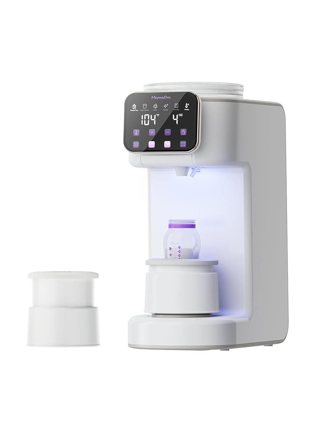 PureMix Baby Formula Dispenser - Formula Maker - Automatic Powder Blending with Accurate Temperature Control, Compatible with Most Formula Brands and Bottle Sizes