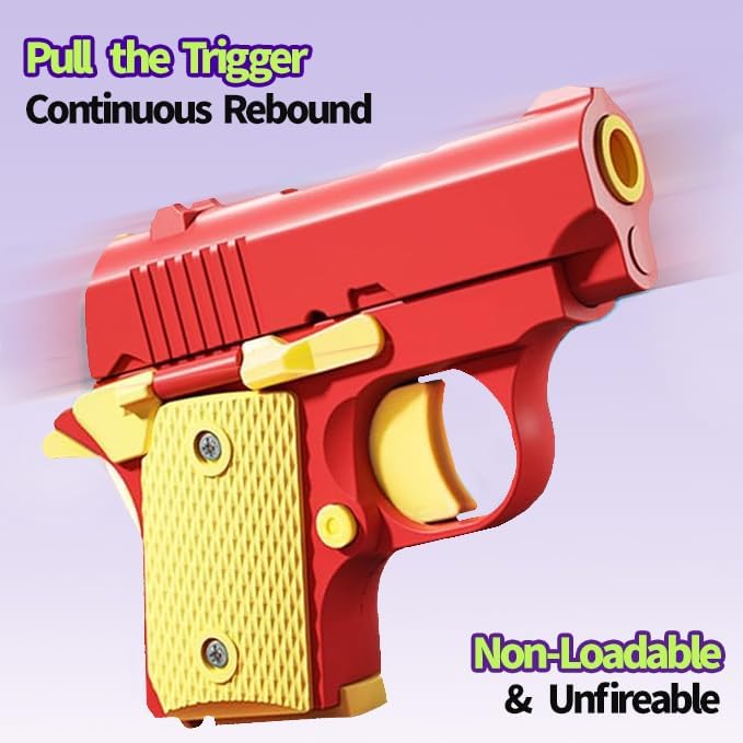 1911 3D Printed Small Pistol Toys, Stress Relief Pistol Toys for Adults, Fidget Toys Suitable for Relieving ADHD, Anxiety, Suitable Toys for Friends Adults and Kids Best Gift