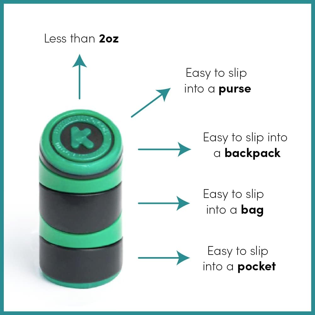 MOOV Mini Fidget Toy, Relieve Anxiety and Stress. Small, Discrete, one Hand use. Relaxing Smooth Movement. Pocket Friendly. Improve Clarity and Focus for Child or Adult. Autism Sensory aid.