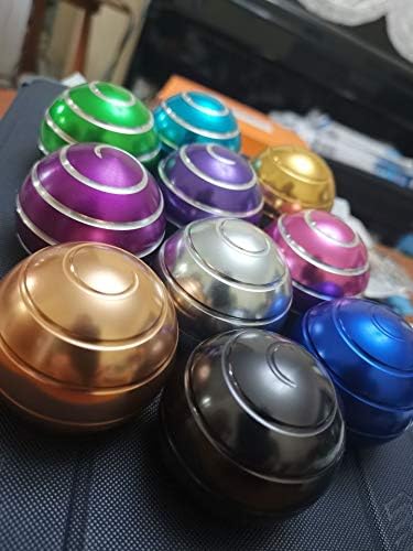 Kinetic Optical Illusion Balls, Fidget Toys for Adults Stress Relief, Desk Toys for Office Conversation Piece (Rose)