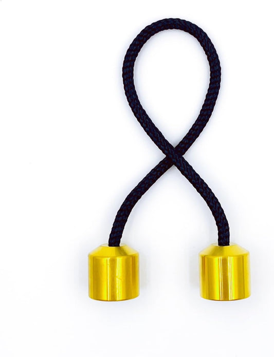 Titanium Alloy Beads - Worry Fidget Beads Skill Toys - Portable EDC Metal Fidget Toys - Gifts for Skill Players - with Parachute Cord (Golden)