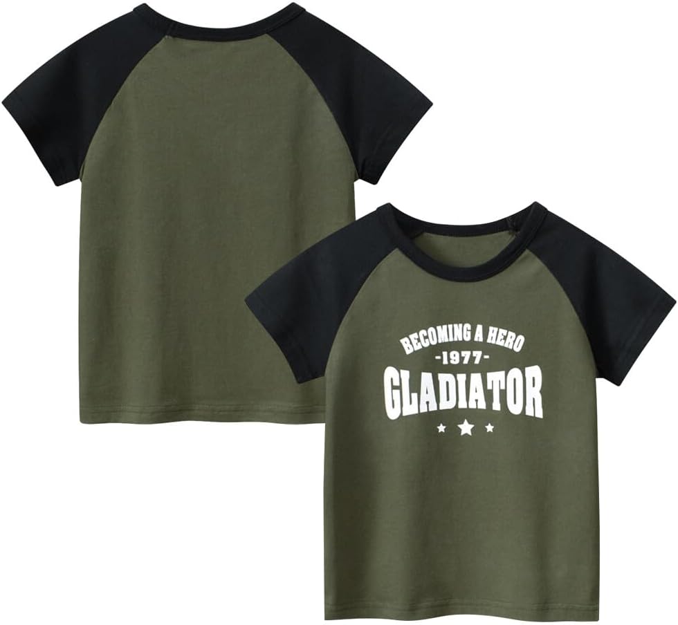 Boys' 4-Pack Excavator Short Sleeve Crewneck T-Shirts Top Tee Size 2-7 Years Toddler Boys' Value Pack Cotton T-Shirt