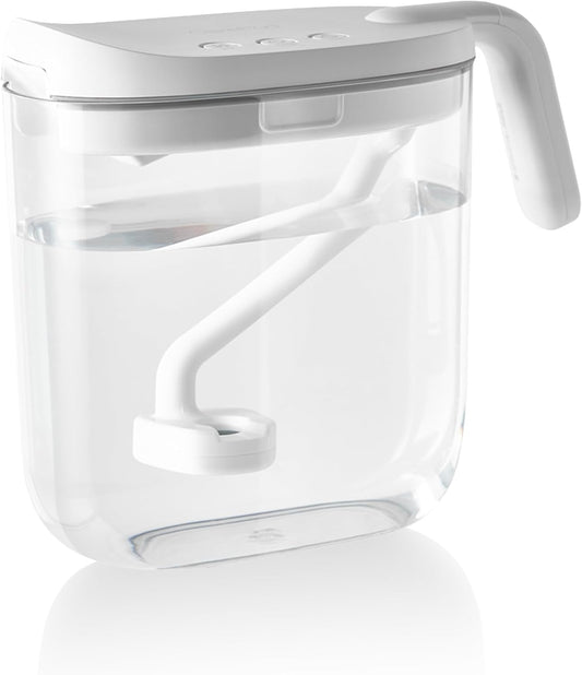 Carepod Mini 21P Ultrasonic Cool Mist Humidifier for Bedroom, Quiet & Safe for Baby, Transparent, Only 3 Washable Parts & Easy to Clean, Filter-Free, Automatic Shut-off, Lasts 20Hrs (0.74Gal/2.8L)