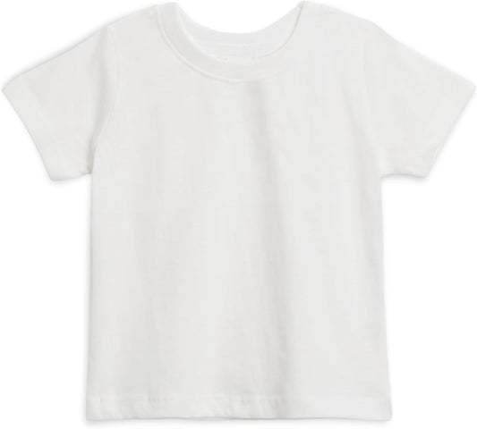 Colored Organics - Organic Cotton Toddler Short Sleeve Shirts - Baby Toddler and Kids Tops - Girls and Boys Tees