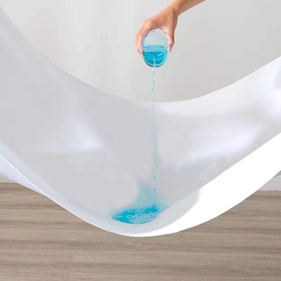 Waterproof Crib Mattress Protector Pad, 34" x 54", Washable, Reusable Flannel Protector Pad for Baby, Toddler, Elders and Pets, 1 Pack