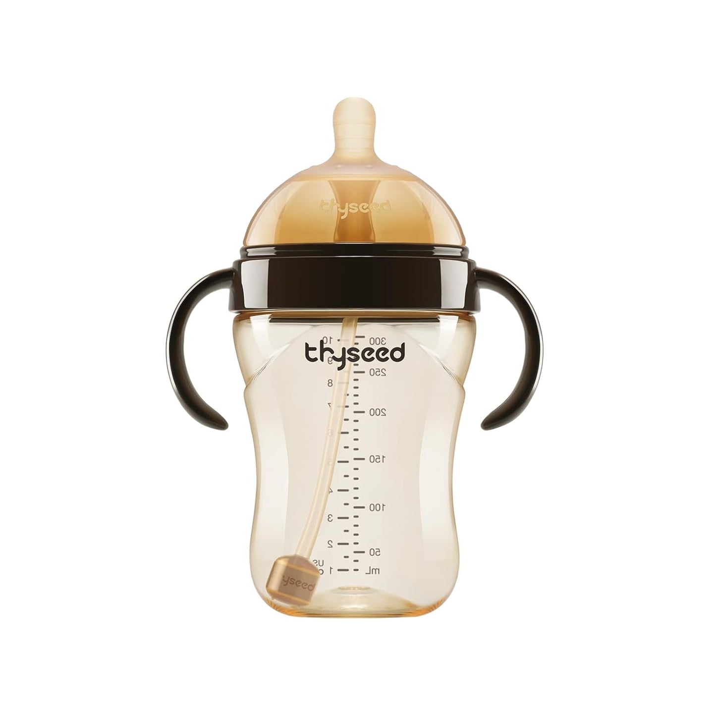 PPSU Natural Breast-Like Bottle with Nipple(10 Months+),10oz，1pack