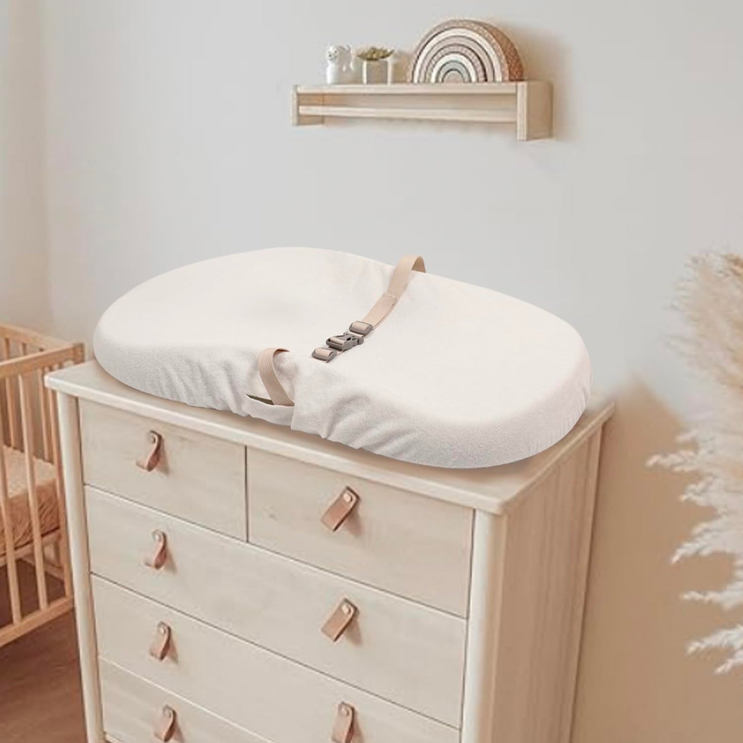 2-Pack Waterproof Changing Pad Covers-Soft Baby Nursery Diaper Changing Pad Sheets,Contour Changing Pads Liners,Change Pad Cover,Ultra-Soft & Breathable,Fits Skip Hop,Keekaroo Peanut,Machine Washable