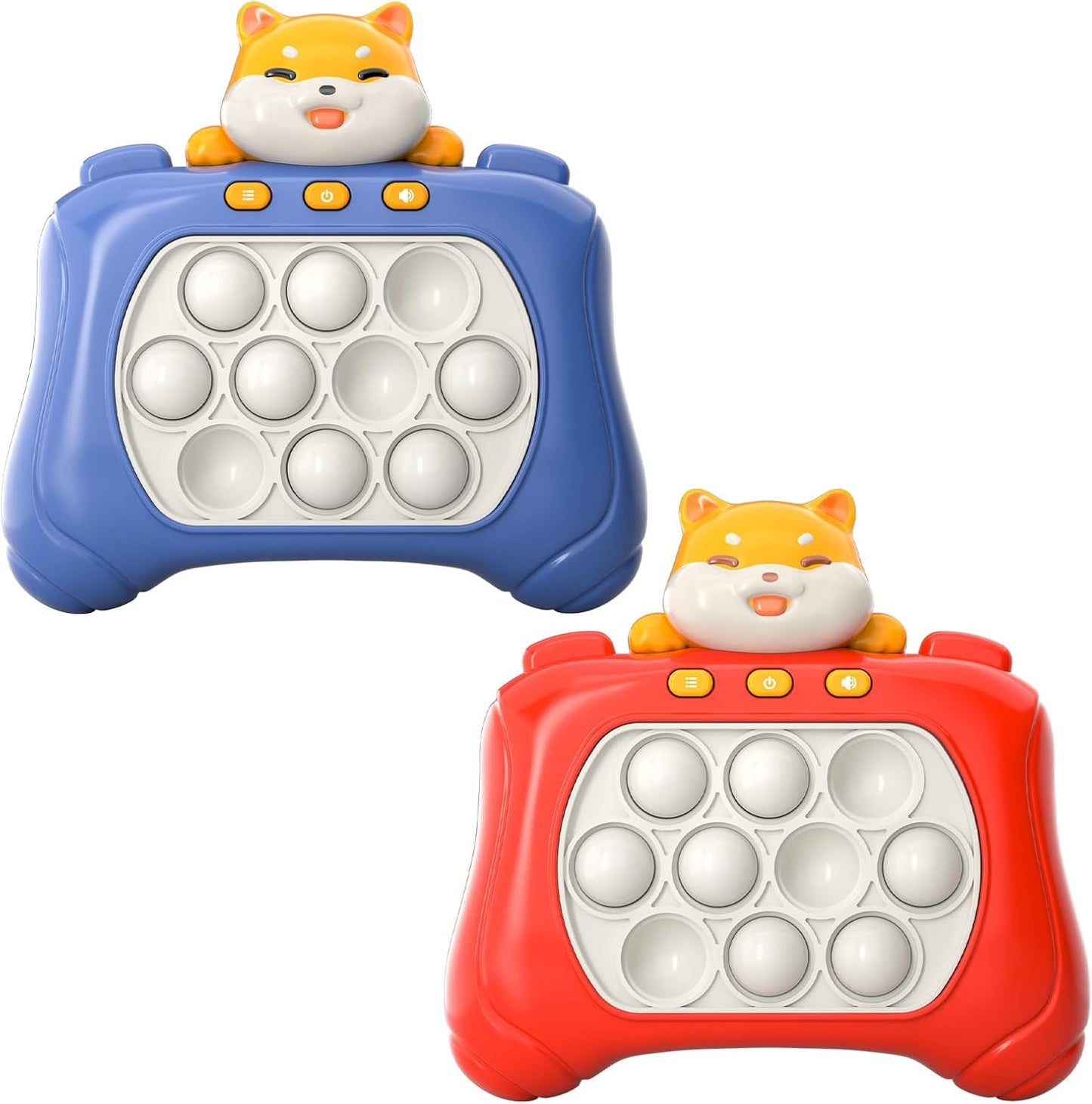 Bennol 2 Pack Light Up Fast Push Bubble Game, Pop Fidget Toys Handheld Quick Push Game for Kids 6-8 8-10 Years Old Birthday Gift for Boys & Girls