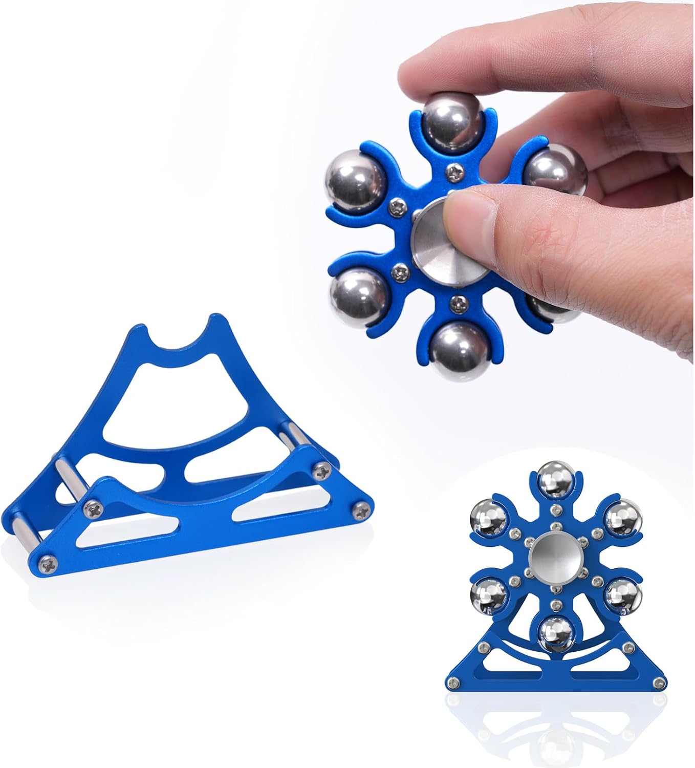 Desk-Fidget-Toys Ferris-Wheels-Spinner: Metal Kinetic-Fidget-Spinner 4mins, EDC-Toy Cool-Gadgets for School Office Christmas, ADHD Tools Gift Cool-Stuff Stress Relief Gift for Kid Children Teen Adult