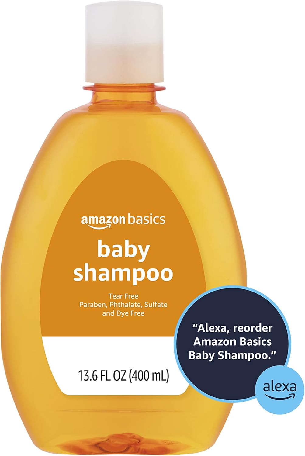 Amazon Basics Tear-Free Baby Shampoo, 13.6 Fluid Ounce