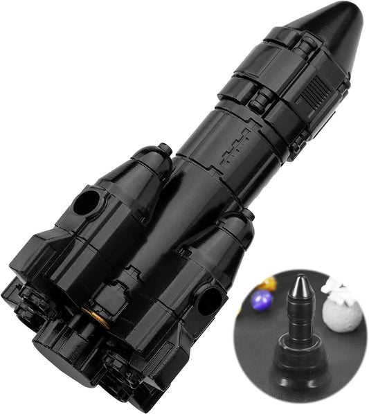 Rocket Fidget Spinner for Kids Adults Metal, Space Ship Miniature Finger Hand Spinner for Boys Age 3-12, Kinetic Desk Toy Spinning Top Desk Toy, EDC Office Stress Relief Gift Prize for Boys Girls